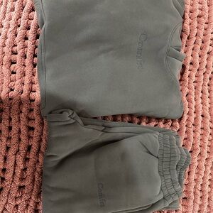 Comfy Gray Sweatshirt and Joggers Set